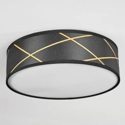 Hofstein Opatija Deckenleuchte LED Schwarz, Wei&szlig;, Gold, 1-flammig -LED Leuchten Verkäufe 2022 opatija deckenleuchte h3438206 6