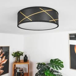 Hofstein Opatija Deckenleuchte LED Schwarz, Wei&szlig;, Gold, 1-flammig -LED Leuchten Verkäufe 2022 opatija deckenleuchte h3438206 8