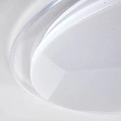 Hofstein Oranki Deckenleuchte LED Wei&szlig;, 1-flammig, Fernbedienung -LED Leuchten Verkäufe 2022 oranki deckenleuchte h3098110 do1 10