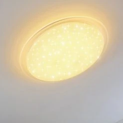 Hofstein Oranki Deckenleuchte LED Wei&szlig;, 1-flammig, Fernbedienung -LED Leuchten Verkäufe 2022 oranki deckenleuchte h3098110 do1 14