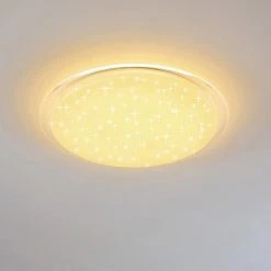 Hofstein Oranki Deckenleuchte LED Wei&szlig;, 1-flammig, Fernbedienung -LED Leuchten Verkäufe 2022 oranki deckenleuchte h3098110 do1 15