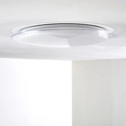 Hofstein Oranki Deckenleuchte LED Wei&szlig;, 1-flammig, Fernbedienung -LED Leuchten Verkäufe 2022 oranki deckenleuchte h3098110 do1 17