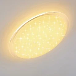 Hofstein Oranki Deckenleuchte LED Wei&szlig;, 1-flammig, Fernbedienung -LED Leuchten Verkäufe 2022 oranki deckenleuchte h3098110 do1 2