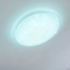 Hofstein Oranki Deckenleuchte LED Wei&szlig;, 1-flammig, Fernbedienung -LED Leuchten Verkäufe 2022 oranki deckenleuchte h3098110 do1 6