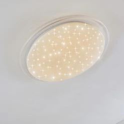 Hofstein Oranki Deckenleuchte LED Wei&szlig;, 1-flammig, Fernbedienung -LED Leuchten Verkäufe 2022 oranki deckenleuchte h3098110 do1 8