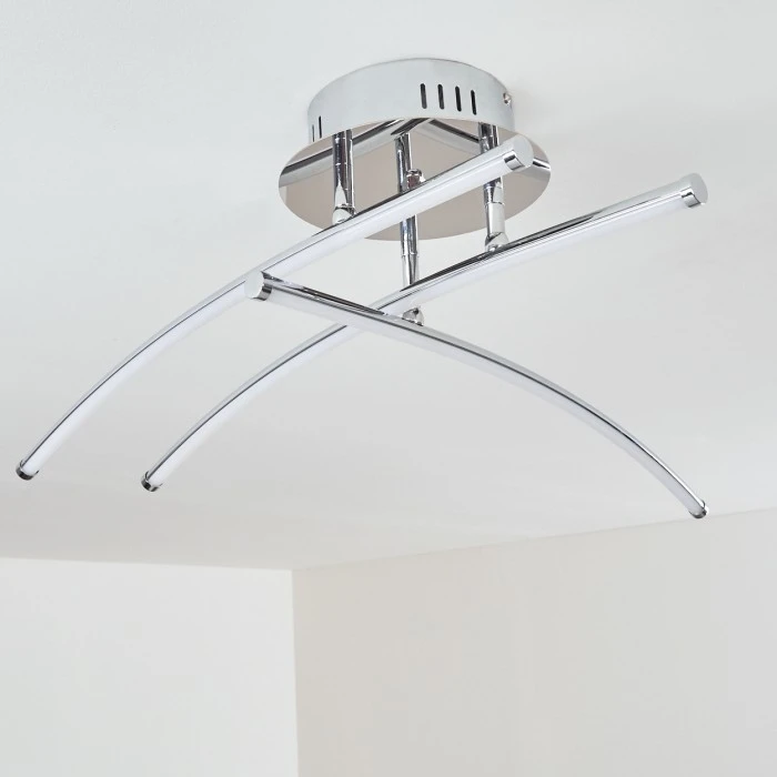 Hofstein Orillia Deckenleuchte LED Chrom, 1-flammig 11 Hofstein Orillia Deckenleuchte LED Chrom, 1-flammig – Bild 11