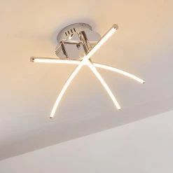 Hofstein Orillia Deckenleuchte LED Chrom, 1-flammig 32 Hofstein Orillia Deckenleuchte LED Chrom, 1-flammig -LED Leuchten Verkäufe 2022 orillia deckenleuchte h000519 12