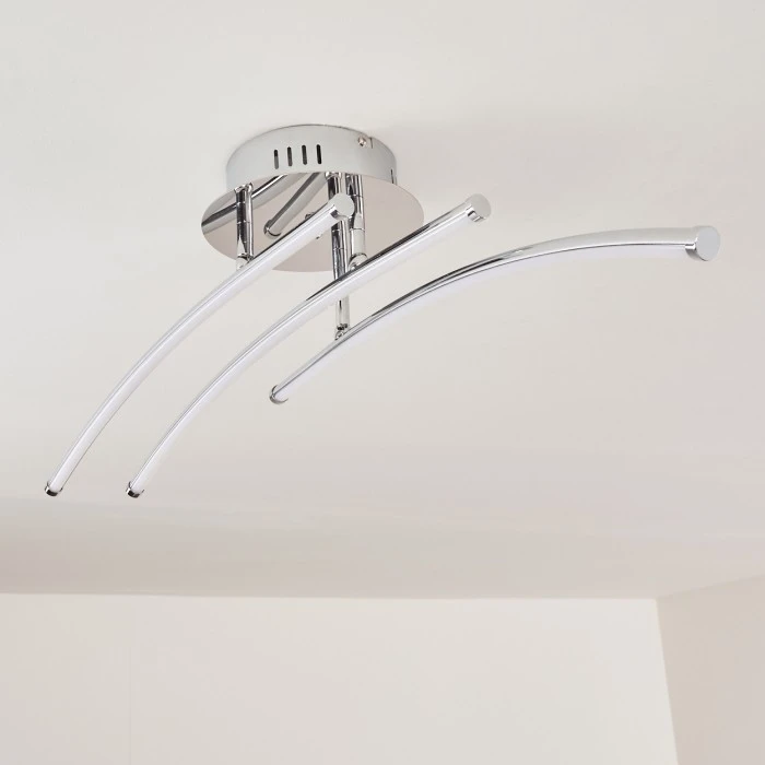 Hofstein Orillia Deckenleuchte LED Chrom, 1-flammig 14 Hofstein Orillia Deckenleuchte LED Chrom, 1-flammig – Bild 14