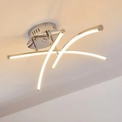 Hofstein Orillia Deckenleuchte LED Chrom, 1-flammig 36 Hofstein Orillia Deckenleuchte LED Chrom, 1-flammig -LED Leuchten Verkäufe 2022 orillia deckenleuchte h000519 16