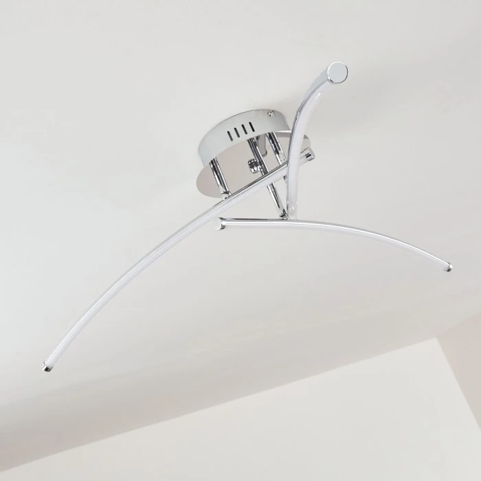 Hofstein Orillia Deckenleuchte LED Chrom, 1-flammig 19 Hofstein Orillia Deckenleuchte LED Chrom, 1-flammig – Bild 19