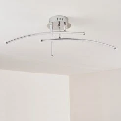 Hofstein Orillia Deckenleuchte LED Chrom, 1-flammig 39 Hofstein Orillia Deckenleuchte LED Chrom, 1-flammig -LED Leuchten Verkäufe 2022 orillia deckenleuchte h000519 19