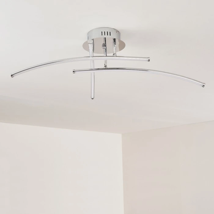 Hofstein Orillia Deckenleuchte LED Chrom, 1-flammig 20 Hofstein Orillia Deckenleuchte LED Chrom, 1-flammig – Bild 20