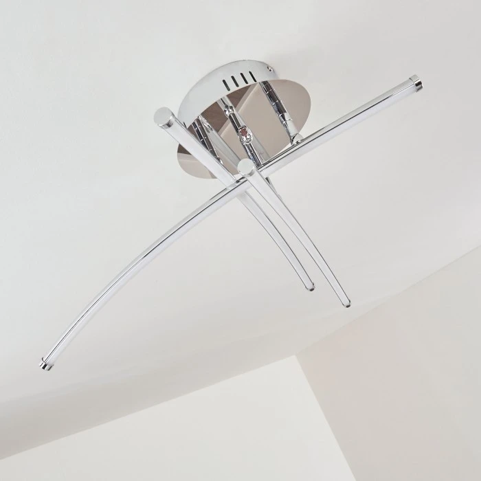 Hofstein Orillia Deckenleuchte LED Chrom, 1-flammig 4 Hofstein Orillia Deckenleuchte LED Chrom, 1-flammig – Bild 4