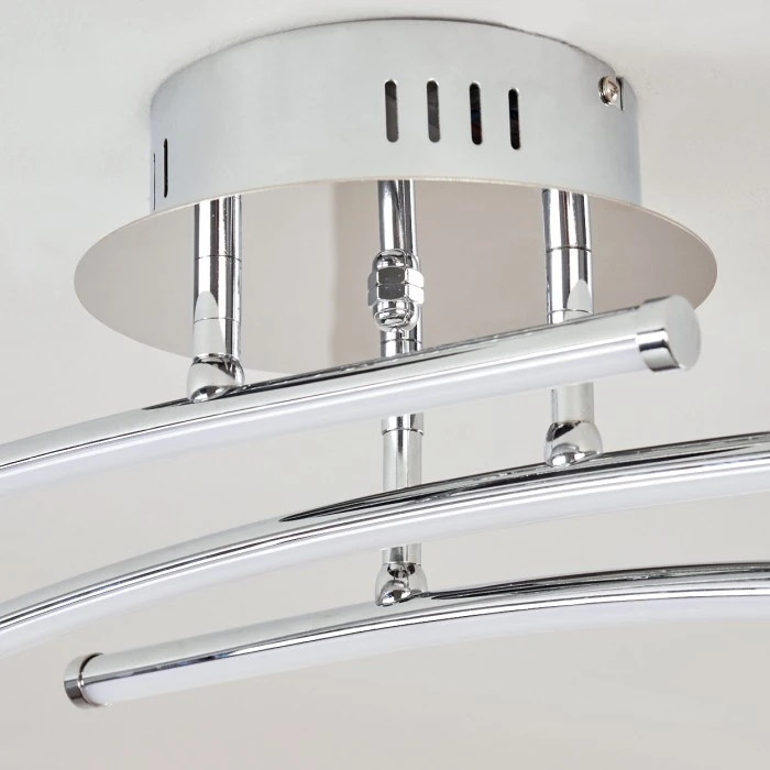 Hofstein Orillia Deckenleuchte LED Chrom, 1-flammig 8 Hofstein Orillia Deckenleuchte LED Chrom, 1-flammig – Bild 8