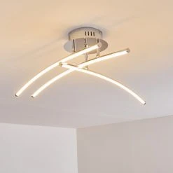 Hofstein Orillia Deckenleuchte LED Chrom, 1-flammig 29 Hofstein Orillia Deckenleuchte LED Chrom, 1-flammig -LED Leuchten Verkäufe 2022 orillia deckenleuchte h000519 9