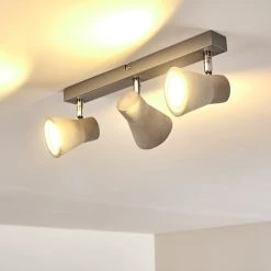 Hofstein Osco Deckenleuchte LED Grau, 3-flammig -LED Leuchten Verkäufe 2022 osco deckenleuchte h3264461 do1 14