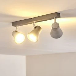 Hofstein Osco Deckenleuchte LED Grau, 3-flammig -LED Leuchten Verkäufe 2022 osco deckenleuchte h3264461 do1 3