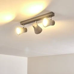 Hofstein Osco Deckenleuchte LED Grau, 3-flammig -LED Leuchten Verkäufe 2022 osco deckenleuchte h3264461 do1 9