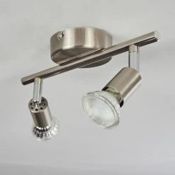 Hofstein Oula Deckenleuchte LED Nickel-Matt, 2-flammig -LED Leuchten Verkäufe 2022 oula deckenleuchte h3393932 7