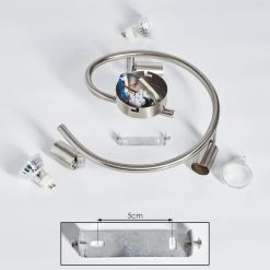 Hofstein Oula Deckenleuchte LED Nickel-Matt, 3-flammig -LED Leuchten Verkäufe 2022 oula deckenleuchte h3393956 4