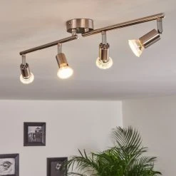 Hofstein Oula Deckenleuchte LED Nickel-Matt, 4-flammig
