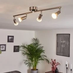 Hofstein Oula Deckenleuchte LED Nickel-Matt, 4-flammig -LED Leuchten Verkäufe 2022 oula deckenleuchte h3393987 6