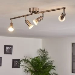 Hofstein Oula Deckenleuchte LED Nickel-Matt, 4-flammig -LED Leuchten Verkäufe 2022 oula deckenleuchte h3393987 8