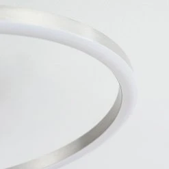 Hofstein Ovasta Deckenleuchte LED Nickel-Matt, 1-flammig, Fernbedienung -LED Leuchten Verkäufe 2022 ovasta deckenleuchte h3542477 5