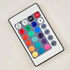 Hofstein Oxford Deckenleuchte LED Chrom, 2-flammig, Fernbedienung, Farbwechsler -LED Leuchten Verkäufe 2022 oxford deckenleuchte h3009765 23