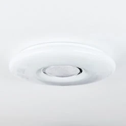 Hofstein Page Deckenleuchte LED Wei&szlig;, 2-flammig, Fernbedienung, Farbwechsler -LED Leuchten Verkäufe 2022 page deckenleuchte h3447291 7