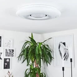 Hofstein Page Deckenleuchte LED Wei&szlig;, 2-flammig, Fernbedienung, Farbwechsler -LED Leuchten Verkäufe 2022 page deckenleuchte h3447291 9