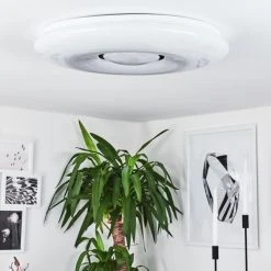 Hofstein Page Deckenleuchte LED Wei&szlig;, 2-flammig, Fernbedienung, Farbwechsler -LED Leuchten Verkäufe 2022 page deckenleuchte h3447314 9