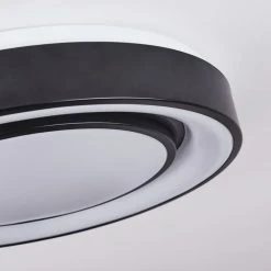 Hofstein Page Deckenleuchte LED Schwarz, Wei&szlig;, 2-flammig, Fernbedienung, Farbwechsler -LED Leuchten Verkäufe 2022 page deckenleuchte h3457610 2