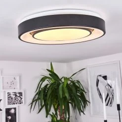 Hofstein Page Deckenleuchte LED Schwarz, Wei&szlig;, 2-flammig, Fernbedienung, Farbwechsler -LED Leuchten Verkäufe 2022 page deckenleuchte h3457610 6