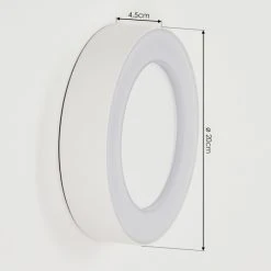 Hofstein Paleroo Au&szlig;enwandleuchte LED Wei&szlig;, 1-flammig -LED Leuchten Verkäufe 2022 paleroo aussenwandleuchte h3583593 3