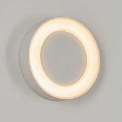 Hofstein Paleroo Au&szlig;enwandleuchte LED Wei&szlig;, 1-flammig -LED Leuchten Verkäufe 2022 paleroo aussenwandleuchte h3583593 6