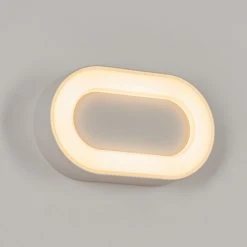 Hofstein Paleroo Au&szlig;enwandleuchte LED Wei&szlig;, 1-flammig -LED Leuchten Verkäufe 2022 paleroo aussenwandleuchte h3583630 8