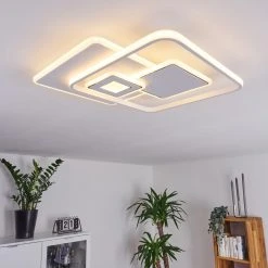 Hofstein Panchita Deckenleuchte LED Wei&szlig;, 1-flammig, Fernbedienung -LED Leuchten Verkäufe 2022 panchita deckenleuchte h3417454 6