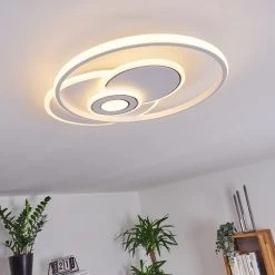 Hofstein Panchita Deckenleuchte LED Wei&szlig;, 1-flammig, Fernbedienung -LED Leuchten Verkäufe 2022 panchita deckenleuchte h3417478 6