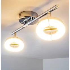 Hofstein Paris Deckenspot LED Chrom, 2-flammig -LED Leuchten Verkäufe 2022 paris deckenspot h167701 13