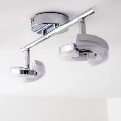 Hofstein Paris Deckenspot LED Chrom, 2-flammig -LED Leuchten Verkäufe 2022 paris deckenspot h167701 7