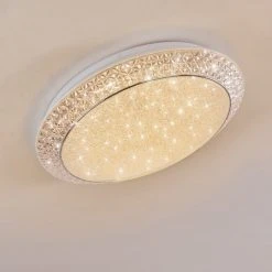 Hofstein Parrita Deckenleuchte LED Wei&szlig;, 1-flammig, Fernbedienung, Farbwechsler -LED Leuchten Verkäufe 2022 parrita deckenleuchte h3169315 do2 7