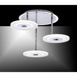 Paul Neuhaus Leuchten Paul Neuhaus ADALI Deckenleuchte LED Edelstahl, 3-flammig -LED Leuchten Verkäufe 2022 paul neuhaus adali deckenleuchte 6446 55 9