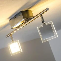 Paul Neuhaus Leuchten Paul Neuhaus DAAN-RGB Deckenleuchte LED Chrom, 2-flammig, Fernbedienung, Farbwechsler -LED Leuchten Verkäufe 2022 paul neuhaus daan rgb deckenleuchte 8642 17 11