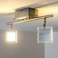 Paul Neuhaus Leuchten Paul Neuhaus DAAN-RGB Deckenleuchte LED Chrom, 2-flammig, Fernbedienung, Farbwechsler -LED Leuchten Verkäufe 2022 paul neuhaus daan rgb deckenleuchte 8642 17 12