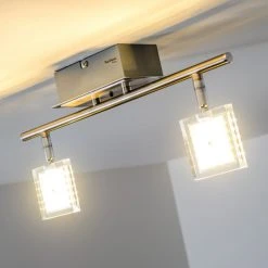 Paul Neuhaus Leuchten Paul Neuhaus DAAN-RGB Deckenleuchte LED Chrom, 2-flammig, Fernbedienung, Farbwechsler -LED Leuchten Verkäufe 2022 paul neuhaus daan rgb deckenleuchte 8642 17 8