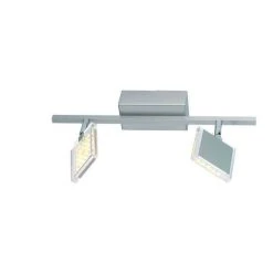 Paul Neuhaus Leuchten Paul Neuhaus FUTURA Deckenleuchte LED Edelstahl, 2-flammig