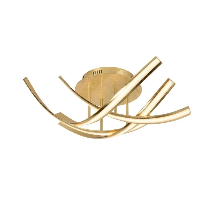 Paul Neuhaus Leuchten Paul Neuhaus LINDA Deckenleuchte LED Gold, 4-flammig 2 Paul Neuhaus Leuchten Paul Neuhaus LINDA Deckenleuchte LED Gold, 4-flammig – Bild 2