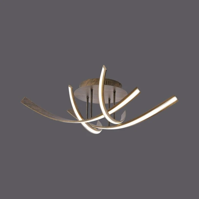 Paul Neuhaus Leuchten Paul Neuhaus LINDA Deckenleuchte LED Rostfarben, 4-flammig 1 Paul Neuhaus Leuchten Paul Neuhaus LINDA Deckenleuchte LED Rostfarben, 4-flammig