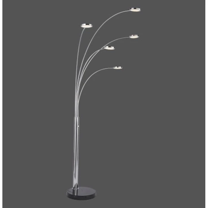 Paul Neuhaus Leuchten Paul Neuhaus NOLA Stehleuchte LED Edelstahl, 5-flammig 1 Paul Neuhaus Leuchten Paul Neuhaus NOLA Stehleuchte LED Edelstahl, 5-flammig